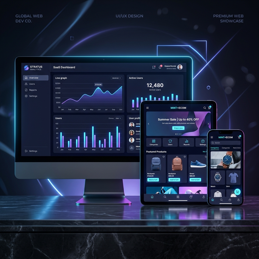 Website Showcase Mockup